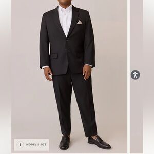 NWT Revelry Black Men's Full Suit (Jacket, Vest, Pants)